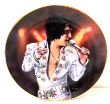 ELVIS PRESLEY Remembering The Inspiration 8 1/4&quot; Porcelain Plate - £7.82 GBP