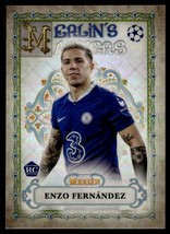 2023 Merlin Chrome UEFA Club Competitions Enzo Fernandez Rookie Chelsea #MM-4 - £1.09 GBP