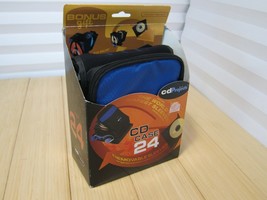 CD Projects Targus CD Case 24 Blue Black DPNS24-BLK BLU New Sport - $18.69