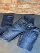 Aeropostale Chelsea Bootcut Size 12 Regular Mid Rise Jeans Dark Wash - £16.57 GBP