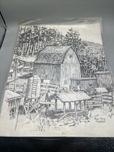 Rose Mary Goodson Print The Prairie Sketched  In Nemo SD 1976 Unframed - $24.75