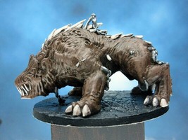 Painted Board Game Plastic Game Piece Monstrous Hound II - $43.76