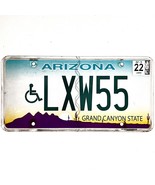 2022 United States Arizona Grand Canyon Disabled License Plate LXW55 - $20.34 CAD