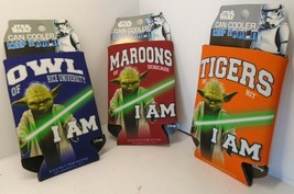 Lot Of 3 Star Wars Yoda I Am Do Or Do Not There Is No Try Lucasfilm Can Cooler - £5.55 GBP