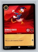 Disney Lorcana Donald Duck, Boisterous Fowl 108/204 The First Chapter No... - £1.48 GBP