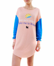 WILDFOX Womens Tunic Long Sleeve Couture Sunscreen Grapefruit Size XS - $34.91