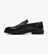 Stacy Adams Hayes Moc Toe Penny Slip On Shoes Leather Black 25735-001 image 6
