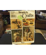 Simplicity 8930 Crow 12&quot; &amp; 19&quot; Tall Decorations &amp; Placemats Pattern - £8.36 GBP