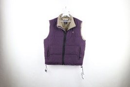 Vtg 90s Champion Mens Large Distressed Duck Down Insulated Puffer Vest Jacket - £47.45 GBP