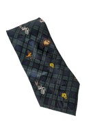 Looney Tunes Mania Bugs Bunny Daffy Duck Tweety Blue Green Plaid Novelty... - $14.89
