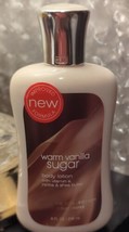 Warm Vanilla Sugar Bath &amp; Body Works Body Lotion Jojoba 8 Oz Rare - £12.66 GBP