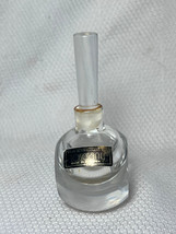 Vtg Deco Style Toscany Hand Blown Hand Cut Romania Perfume Bottle Vanity Decor - £23.80 GBP
