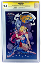 BUBBLEGUN #1 CGC 9.4 SS Signed 4X Heroscon Variant 1:250 Minor Cracks on Case - £183.71 GBP