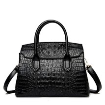 Leather Bags For Women Designer Bag Fashion Crocodile Pattern Women&#39;s Ba... - $77.41