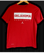 OU Basketball Nike Youth Boys T Shirt Size Large Oklahoma Sooners Tee Ju... - $558.88 MXN