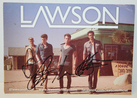 LAWSON: British Rock Photo Picture SIGNED / AUTOGRAPH Brown/Fletcher/Pit... - £9.58 GBP