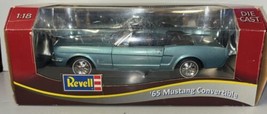 Revell 1965 Ford Mustang Convertible Blue 1:18 Scale Die Cast - $64.34