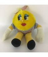 Ms Pac Man 8&quot; Plush Stuffed Video Game Toy Knickerbocker Vintage 1981 80... - £69.66 GBP