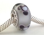 Authentic PANDORA Flowers for You Gray Charm 790642, Retired, New - £18.98 GBP