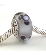 Authentic PANDORA Flowers for You Gray Charm 790642, Retired, New - £18.62 GBP