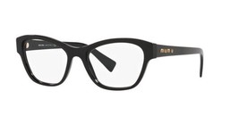 New Miu Miu VMU-08T 1AB-1O1 Black Eyeglasses 50/19/140 - $3,643.77 MXN