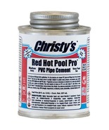 Christy&#39;s Red Hot Pool Pro PVC Cement - Medium Body, Very Fast Set, Low-... - $23.55