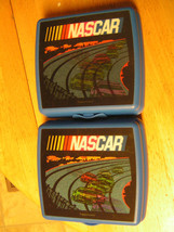 Lot Of 2 Tupperware Nascar Racing Sandwich Collectable Hollographic Containers - £7.71 GBP