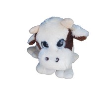 Kelly Toy Stuffed Animal Cow 10 Inch Plush White Black Kids Toy Animal - £13.12 GBP