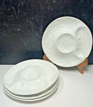 Set of 4 Williams Sonoma COVENT GARDEN Flower Center Artichoke Plates 8.75&quot; - £32.56 GBP