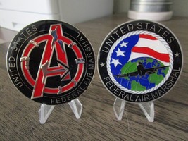 US Federal Air Marshal Service FAM FAMS Red Avengers Challenge Coin #78W - £16.41 GBP