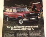 1982 Keep Cherokee Vintage Print Ad Advertisement pa12 - £4.72 GBP