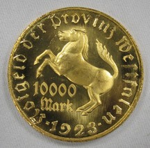 1923 Germany 10,000 Mark Coin AG633 - $144.07