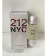 212 NYC by CAROLINA HERRERA 1 OZ. eau de toilette spray for women- SLIVE... - £34.36 GBP