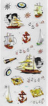 Peel Off Sticker Sheet. Nautical. Cardmaking Scrapbooking Crafts Toppers - $1.49