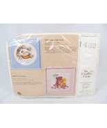 The Creative Circle Little Buddies Bear &amp; Duck Heart Embroidery Kit #1432 - £10.35 GBP