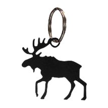 KC-19 Moose Silhouette Keychain Key Ring - £14.17 GBP