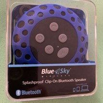 Clip-On Bluetooth Speaker Wireless Rechargeable Portable Travel Boomerha... - $19.68