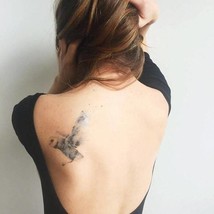 Owl Temporary Tattoo - Fake tattoos - $14.00