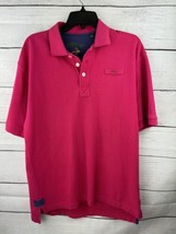 Orvis Men&#39;s Pink 100% Cotton Heavy Knit Short Sleeve Signature Polo Sz M... - £11.10 GBP
