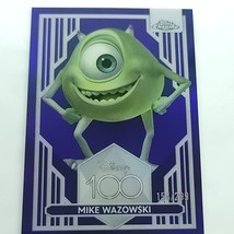 2023 Topps Chrome Disney 100 Mike Wazowski Limited Purple Refractor 154/299 - $1,114.81 MXN