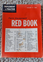 Vintage Jan. 1965 Red Book implement &amp; tractor Farm Equipment - £26.05 GBP
