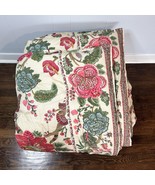 EUC Ralph Lauren TEAGAN Floral Queen Comforter 100% Cotton Botanical Flo... - $503.44 CAD