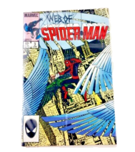 Marvel Web of Spiderman 1985 June 3 Comic Book - £9.30 GBP