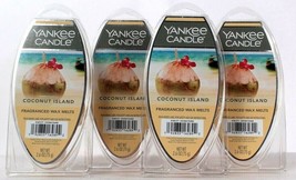 4 Yankee Candle Home Inspiration 2.6 Oz Coconut Island 6 Ct Fragrance Wax Melts - £19.65 GBP