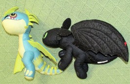 TOOTHLESS STORMFLY PLUSH LOT How To Train Your Dragon STUFFED ANIMALS 8&quot;... - £9.40 GBP