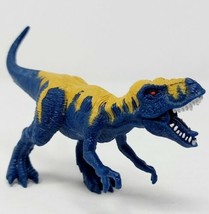 Chap Mei Dino Valley Baby T-Rex Tyrannosaurus Rex 2.5&quot; Action Figure Blue Gold - £5.18 GBP