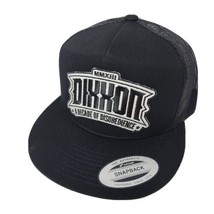 DIXXON FLANNEL - DISOBEDIENCE - Flat Bill Trucker Snapback Hat Cap - Black - £27.07 GBP