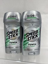 (2) Speed Stick Power Fresh Scent Antiperspirant Deodorant, 3 oz men - £5.41 GBP