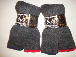 New Carolina Ultimate Men&#39;s Merino Wool Blend Realtree 4 Pr Boot Socks D... - $29.69