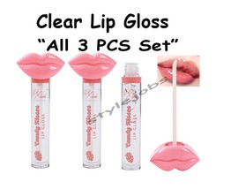 Prolux Candy Kisses Sweet Moisturizing Hydrated Clear Lipgloss 3 PCS Set - $131.73 MXN